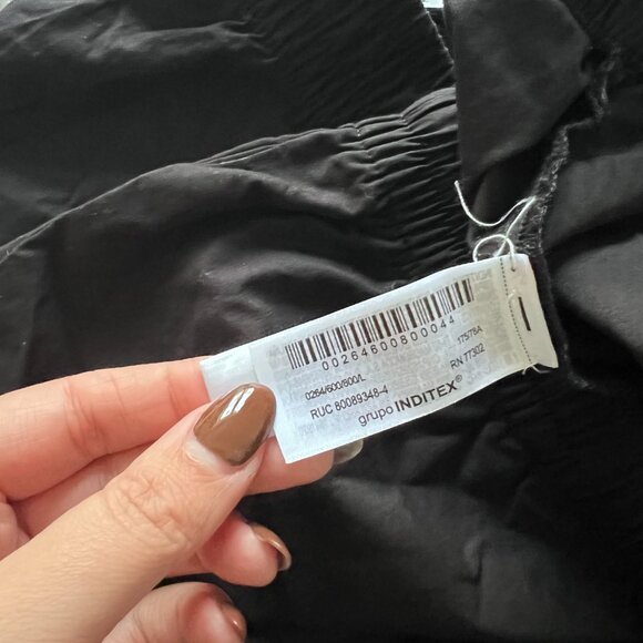 NWOT Zara Poplin Drawstring Shorts - Picture 7 of 7